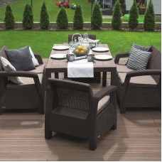 KETER. Set mobilier gradina maro Corfu Fiesta..